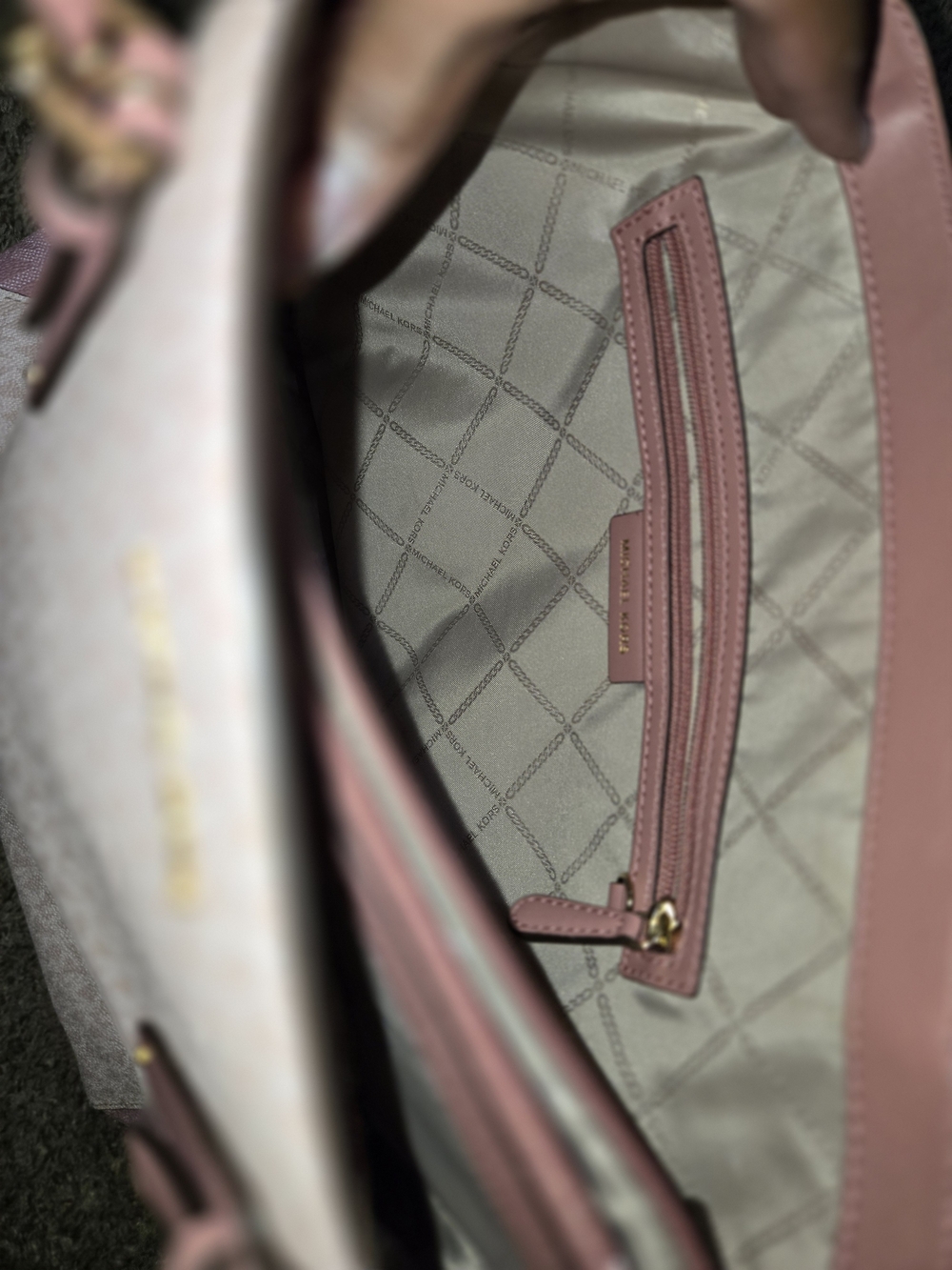 Michael Kors Pink Signature Tote Bag - Picture 6 of 6
